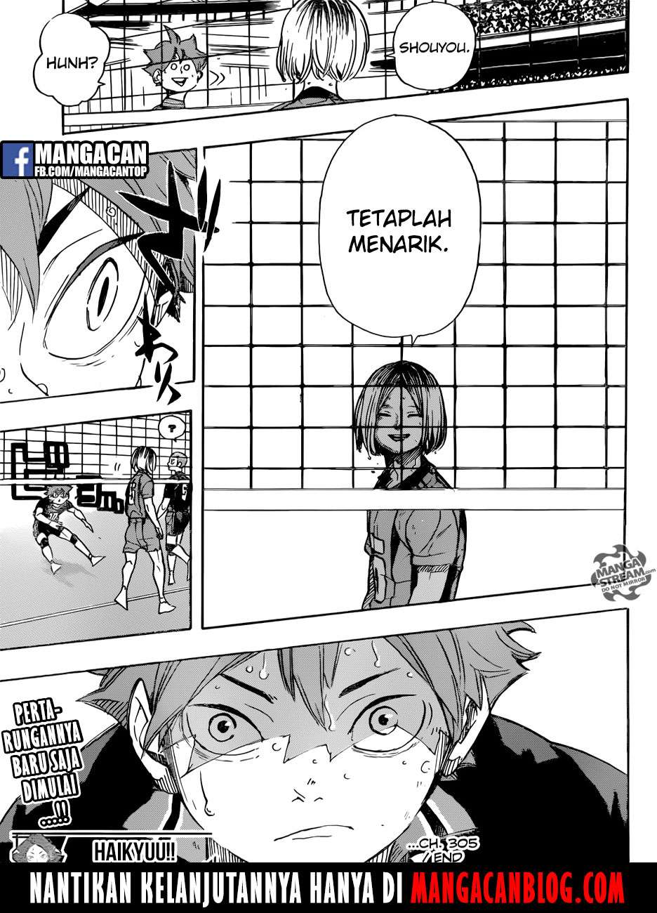 Haikyuu!! Chapter 305 Gambar 18