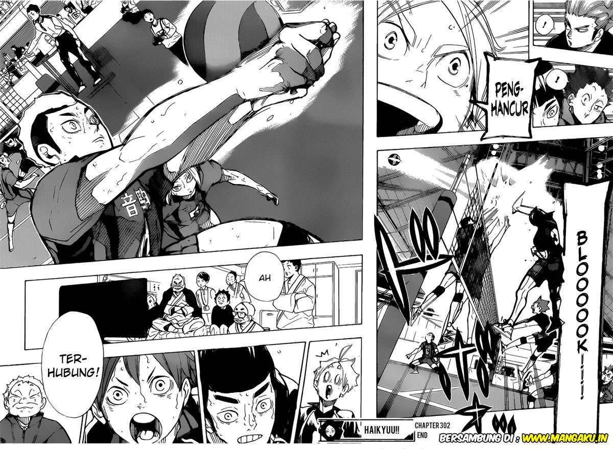 Haikyuu!! Chapter 302 Gambar 18