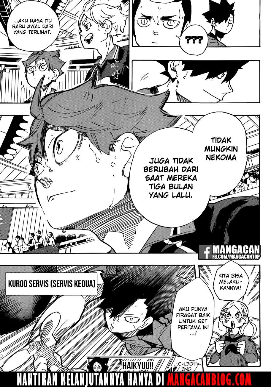 Haikyuu!! Chapter 301 Gambar 19