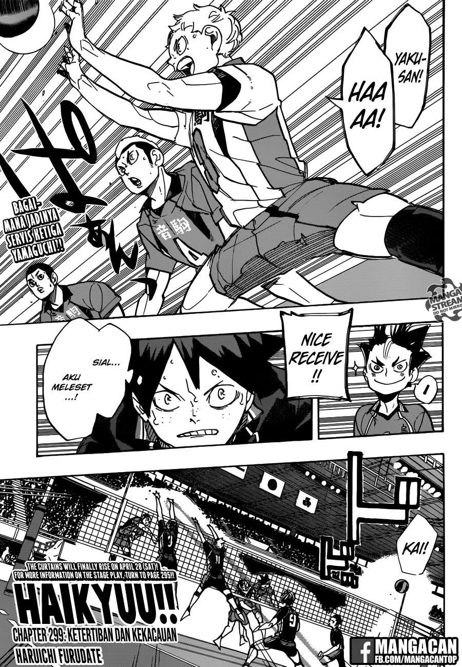 Komik Haikyuu!! Chapter 299 gambar nomor 1