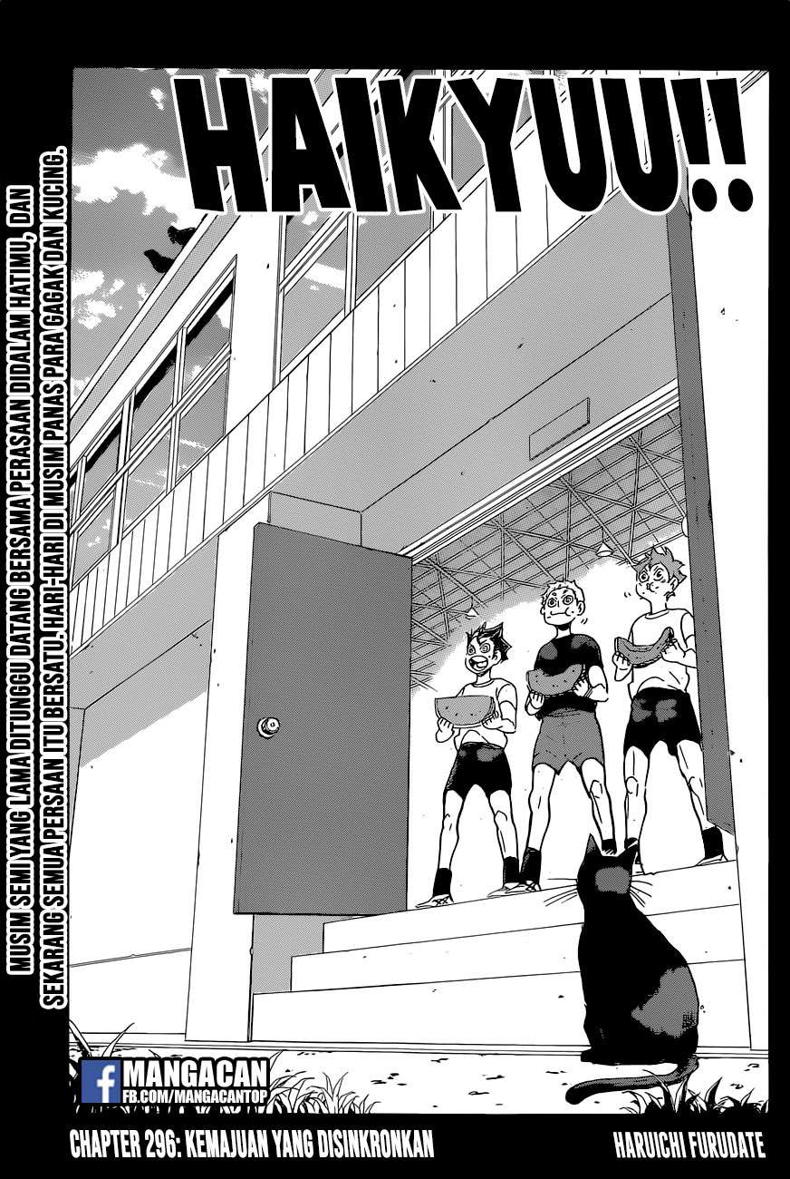 Komik Haikyuu!! Chapter 296 gambar nomor 1