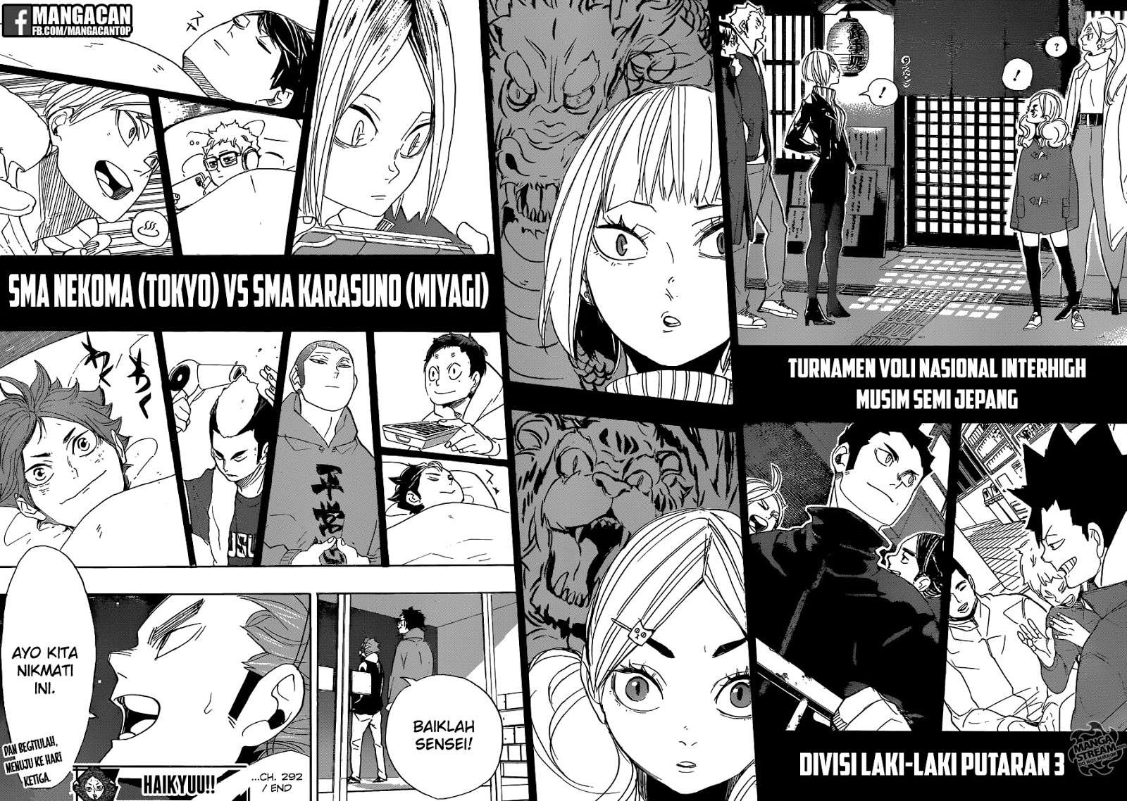 Haikyuu!! Chapter 292 Gambar 19