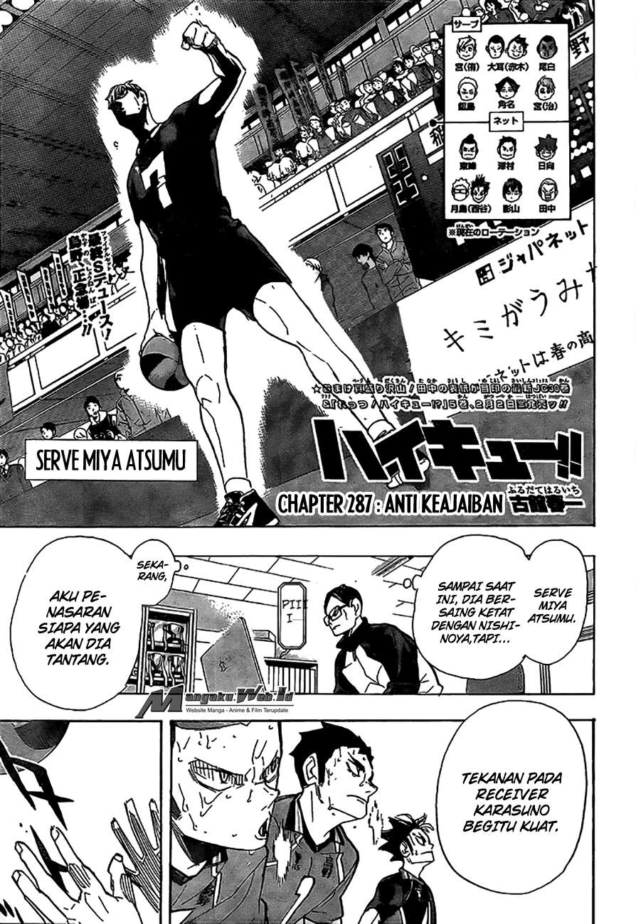 Manga Haikyuu!! Chapter 287 gambar nomor 2