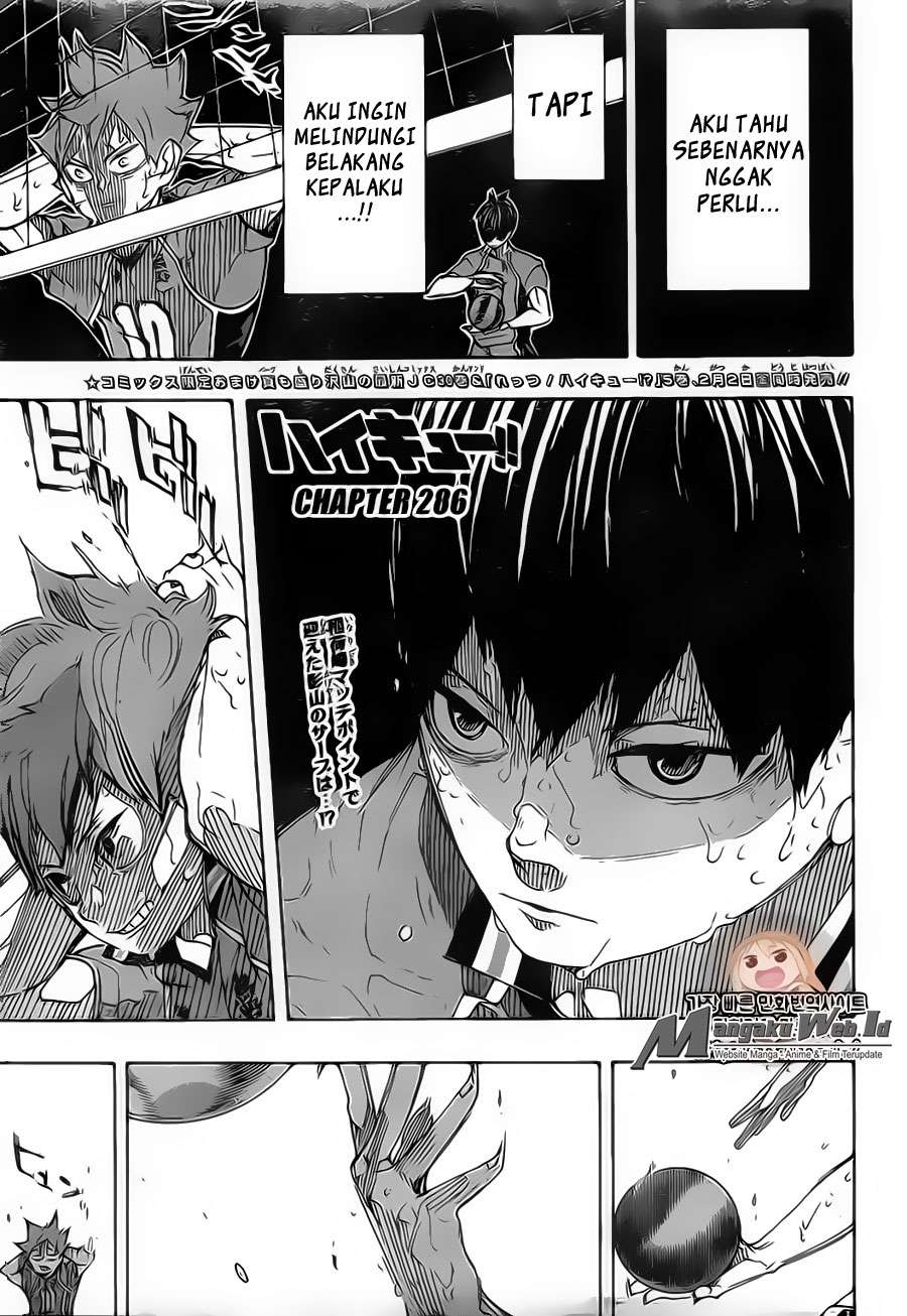 Manga Haikyuu!! Chapter 286 gambar nomor 2
