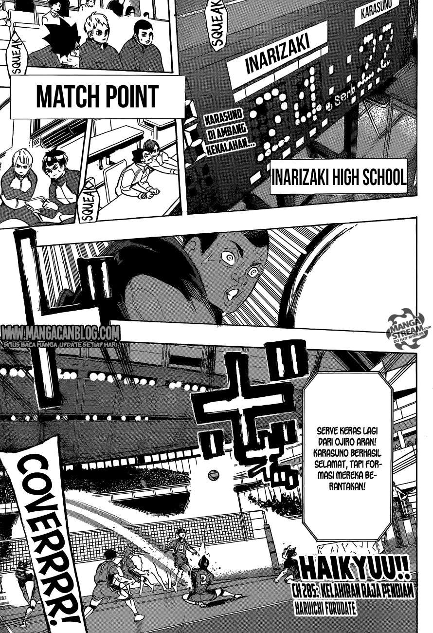 Komik Haikyuu!! Chapter 285 gambar nomor 1