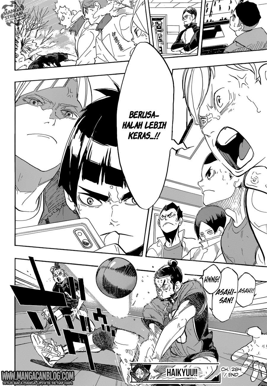 Haikyuu!! Chapter 284 Gambar 17