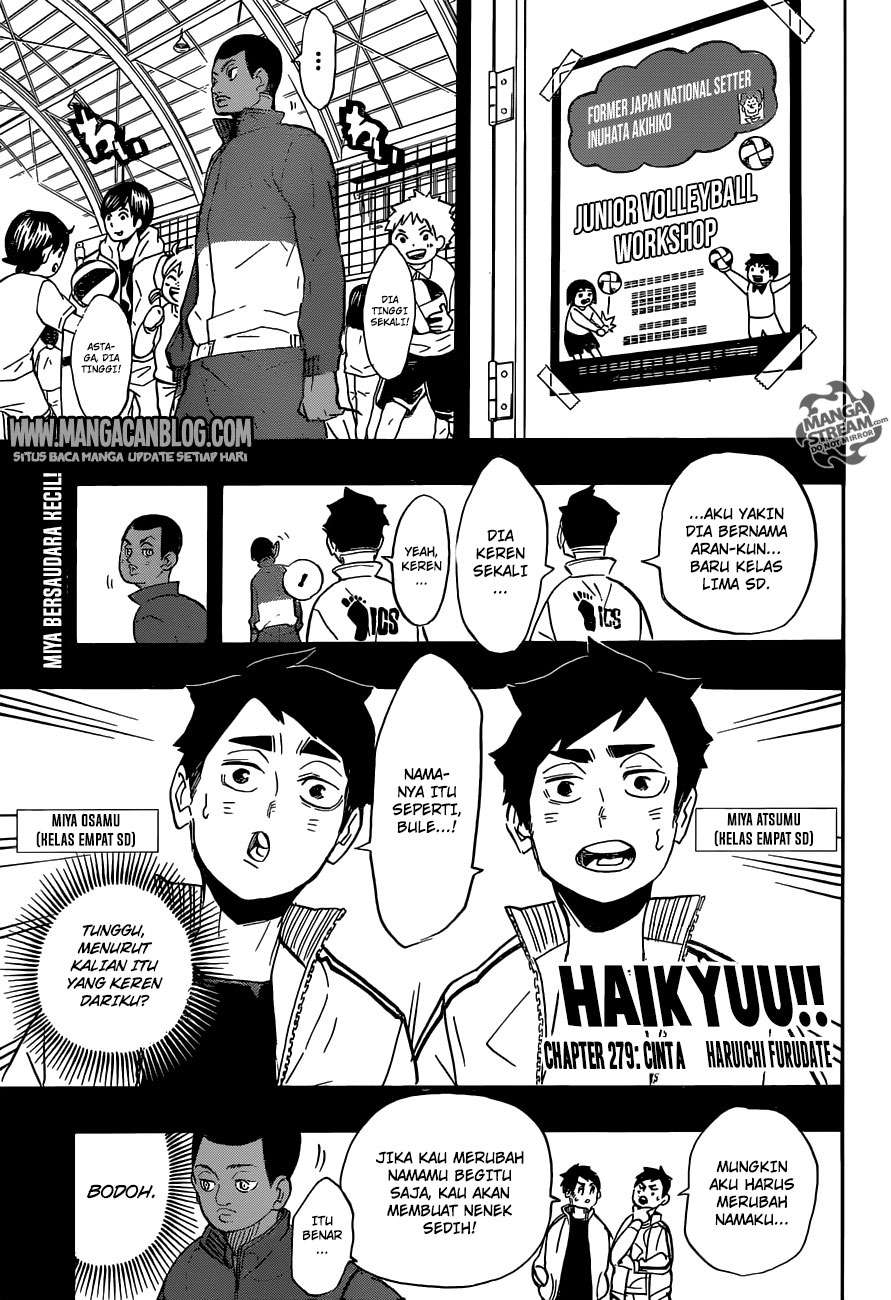 Komik Haikyuu!! Chapter 279 gambar nomor 1