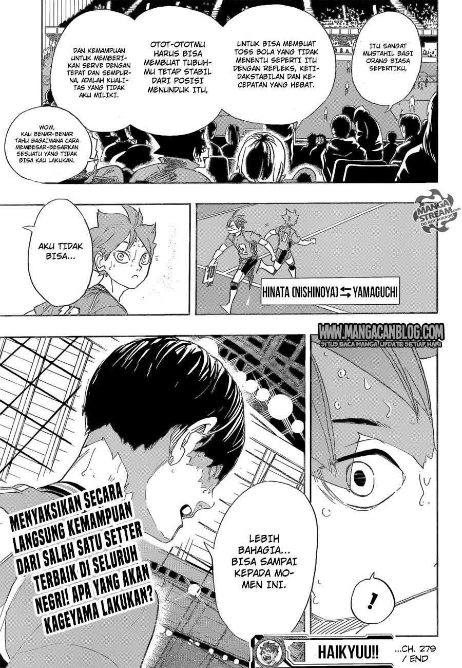 Haikyuu!! Chapter 279 Gambar 19