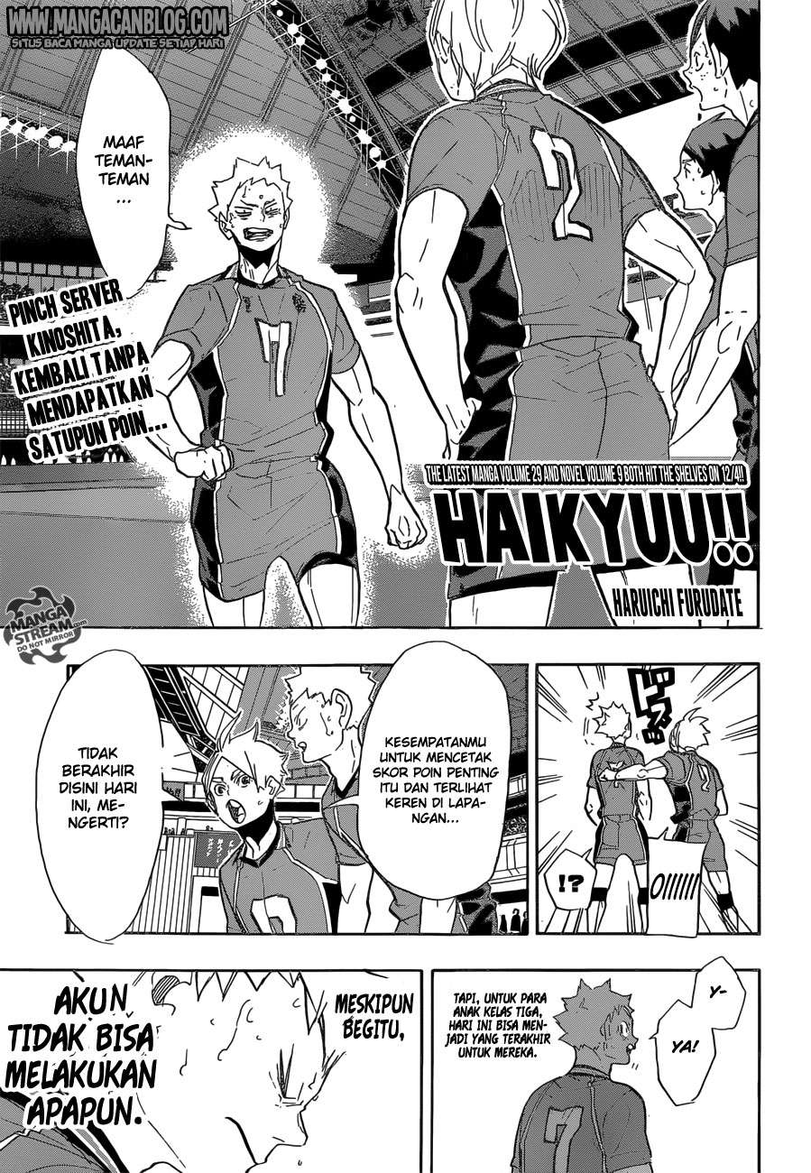 Komik Haikyuu!! Chapter 278 gambar nomor 1