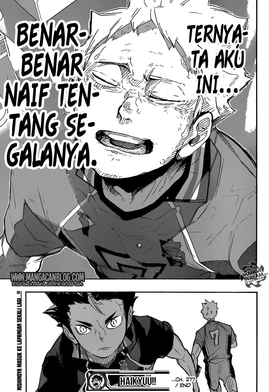 Haikyuu!! Chapter 277 Gambar 19