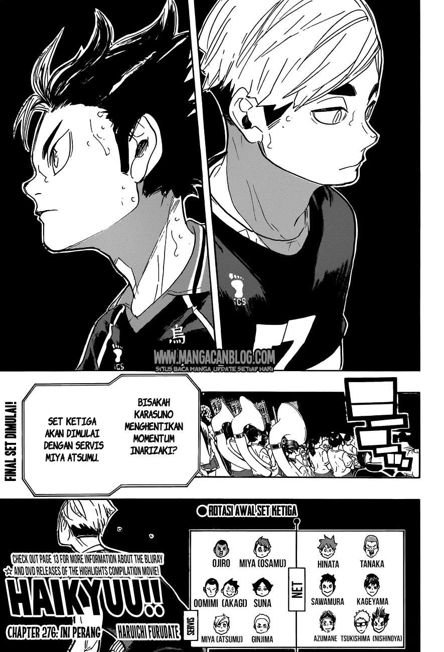 Komik Haikyuu!! Chapter 276 gambar nomor 1