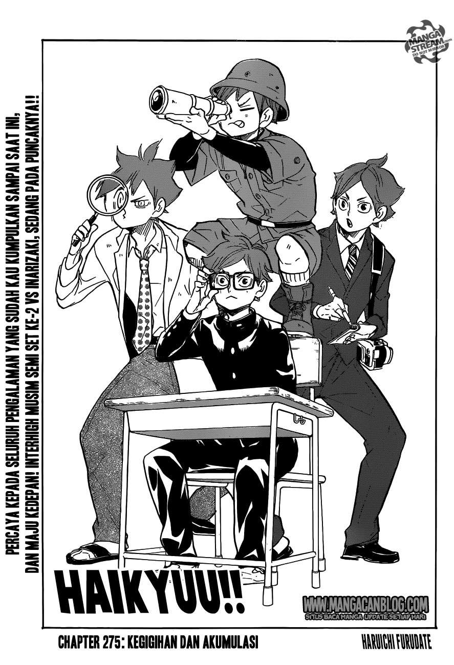 Komik Haikyuu!! Chapter 275 gambar nomor 1