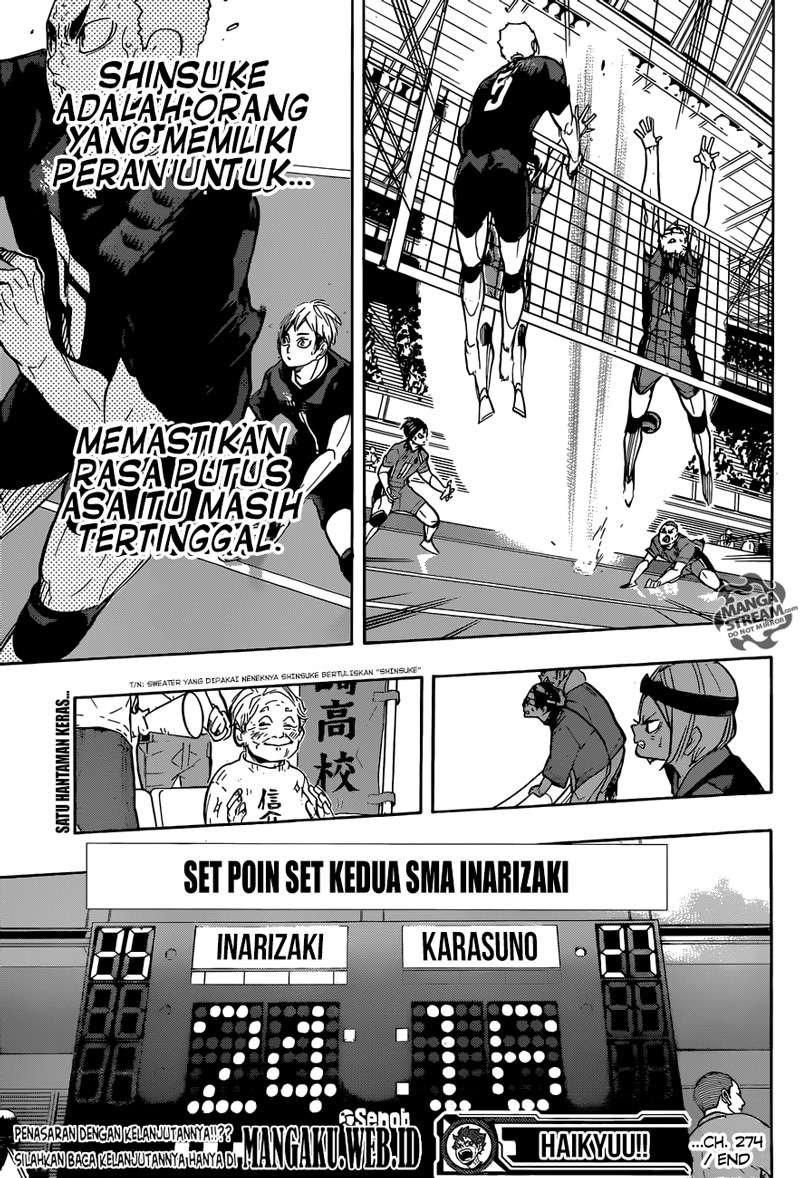 Haikyuu!! Chapter 274 Gambar 19