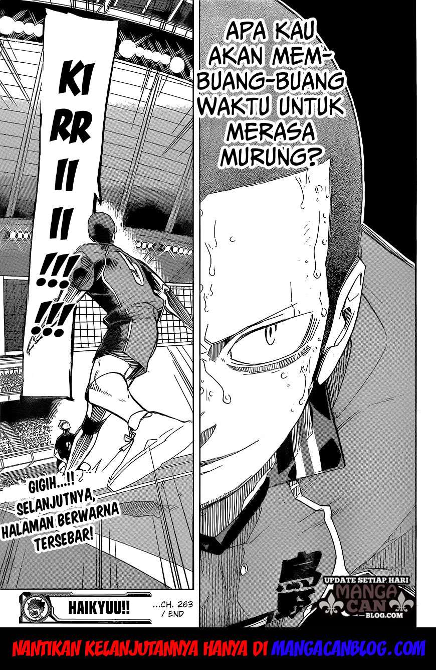 Haikyuu!! Chapter 263 Gambar 20