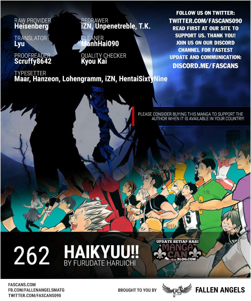 Komik Haikyuu!! Chapter 262 gambar nomor 1