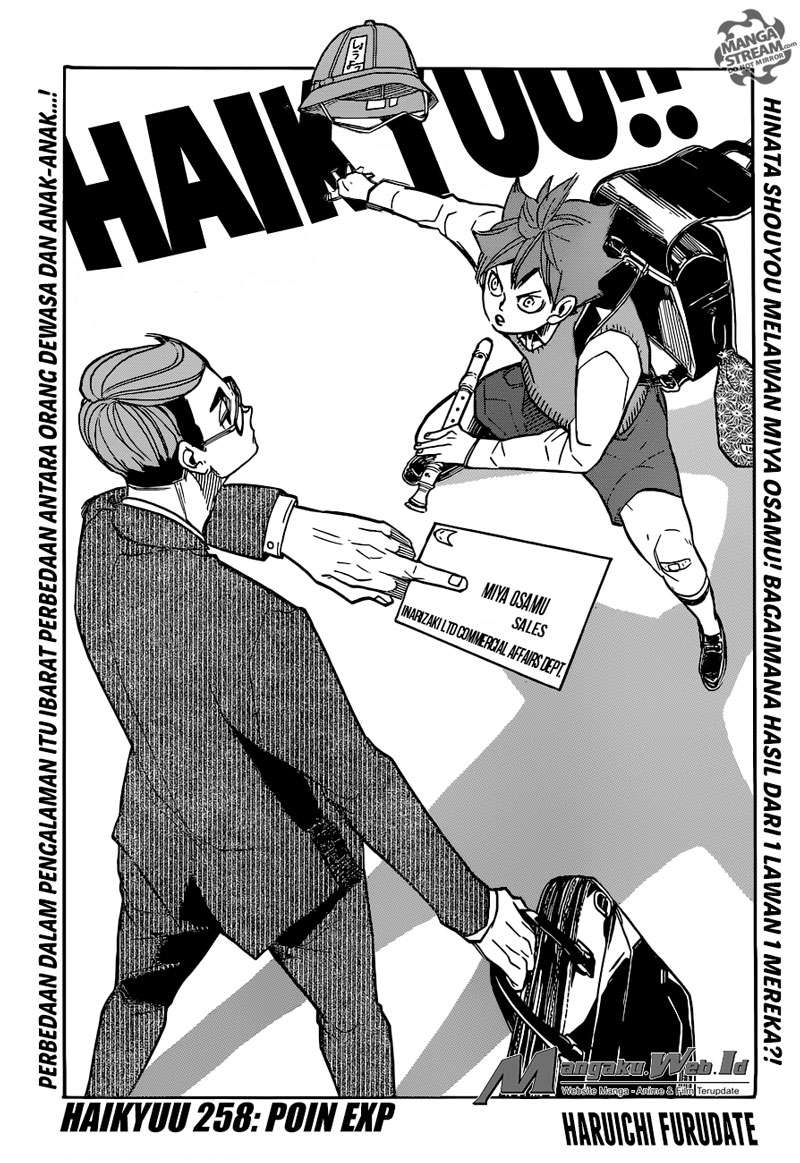 Manga Haikyuu!! Chapter 258 gambar nomor 2