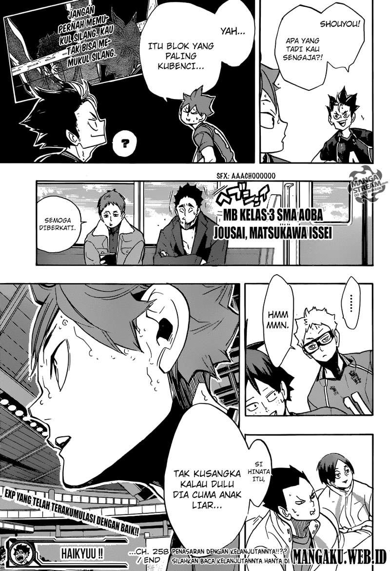 Haikyuu!! Chapter 258 Gambar 20