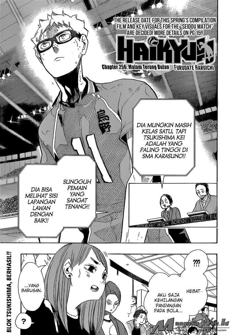 Manga Haikyuu!! Chapter 256 gambar nomor 2