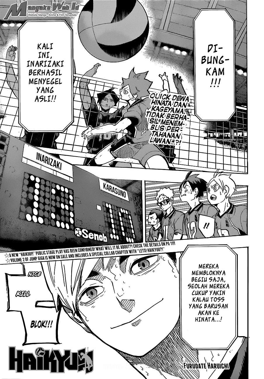 Manga Haikyuu!! Chapter 255 gambar nomor 2