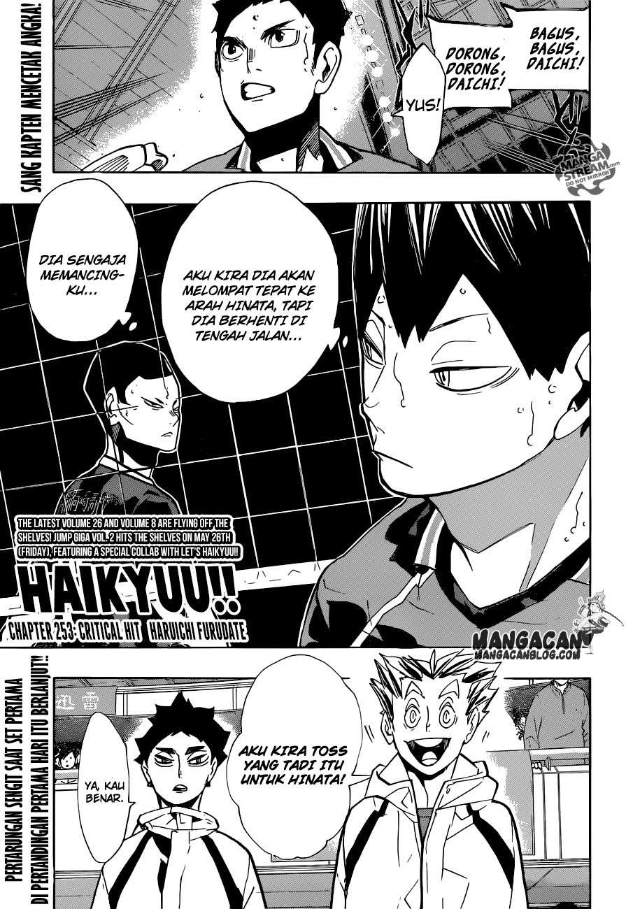 Komik Haikyuu!! Chapter 253 gambar nomor 1