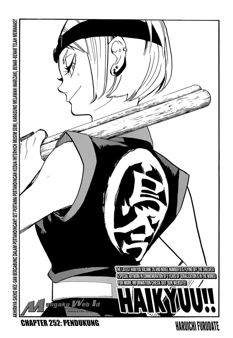 Manga Haikyuu!! Chapter 252 gambar nomor 2