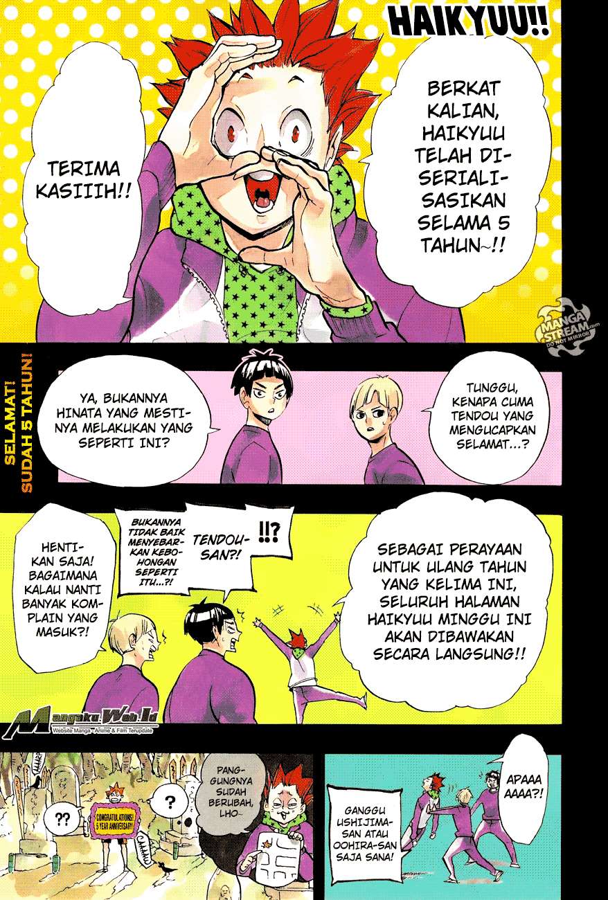 Haikyuu!! Chapter 250 Gambar 3