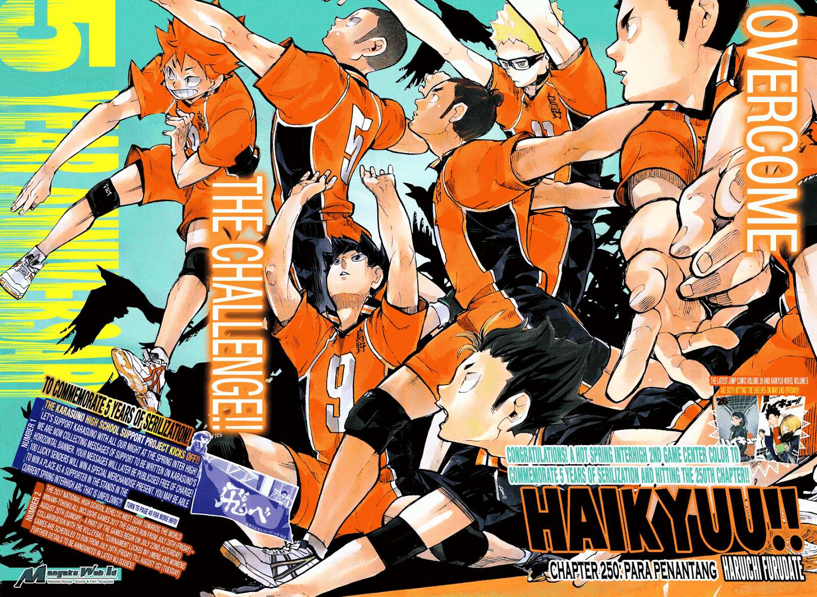 Haikyuu!! Chapter 250 Gambar 4