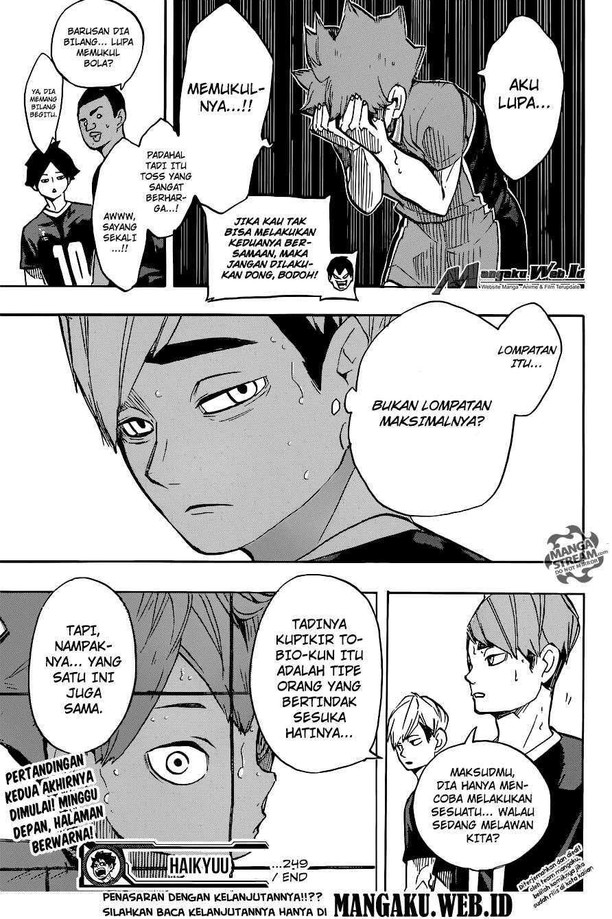 Haikyuu!! Chapter 249 Gambar 21