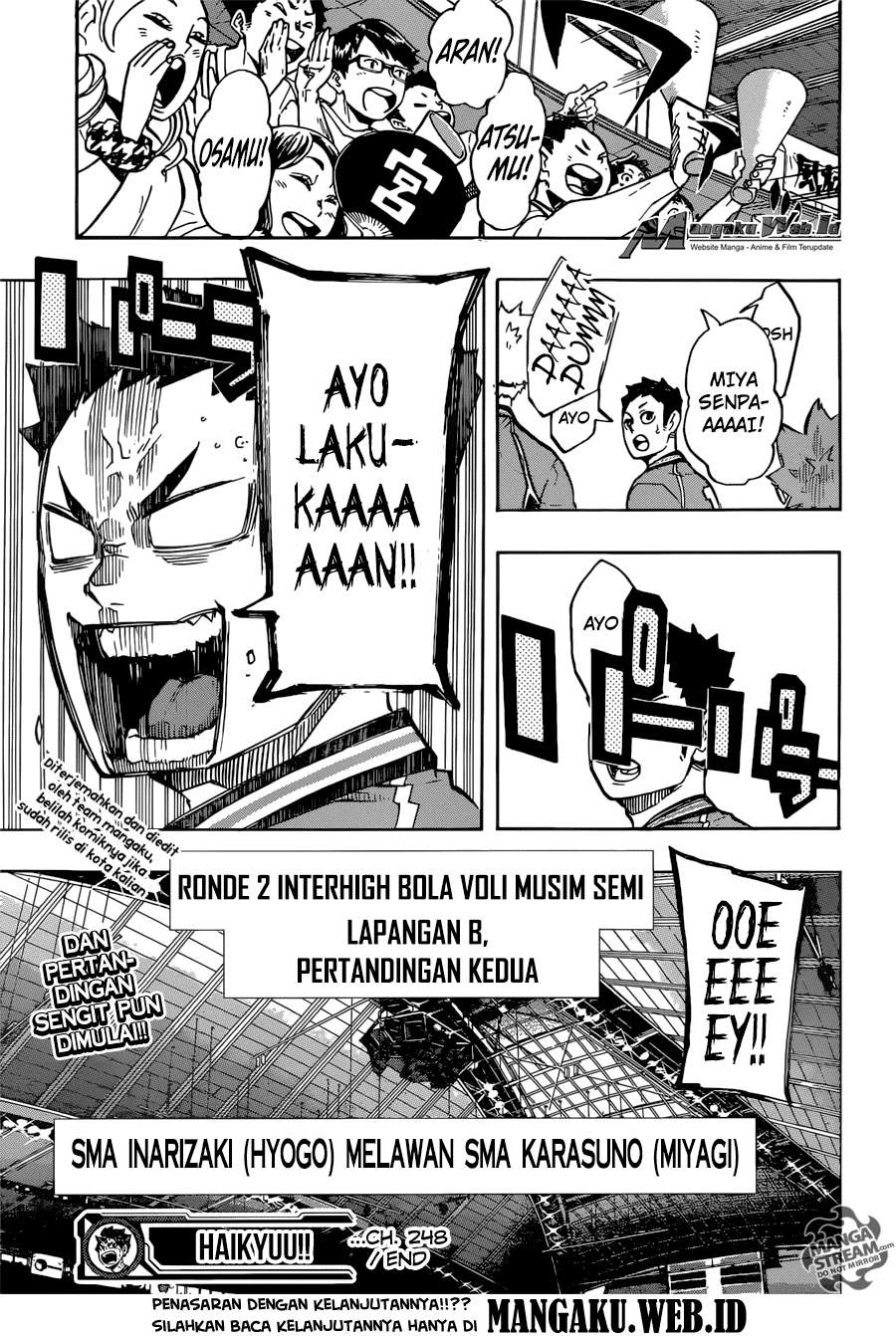 Haikyuu!! Chapter 248 Gambar 19