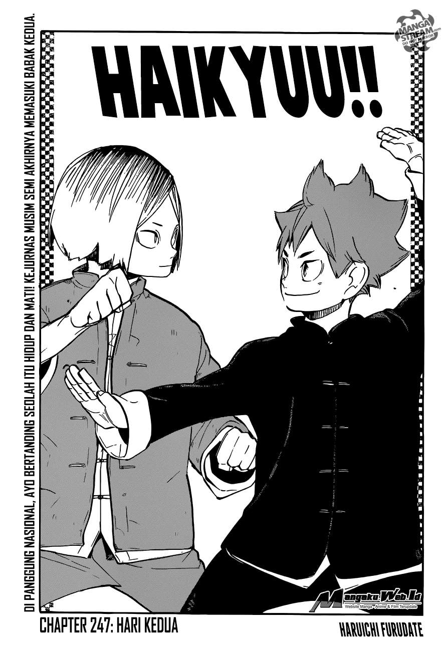 Manga Haikyuu!! Chapter 247 gambar nomor 2