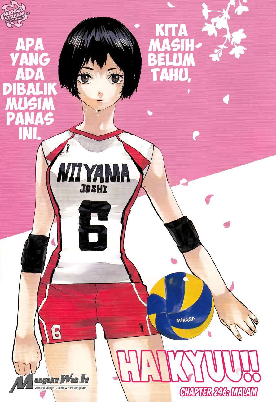 Manga Haikyuu!! Chapter 246 gambar nomor 2