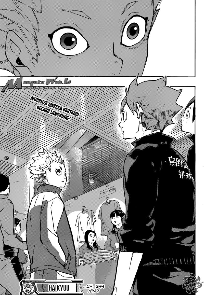 Haikyuu!! Chapter 244 Gambar 20