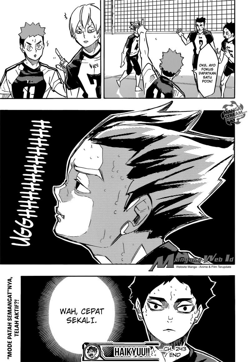 Haikyuu!! Chapter 243 Gambar 19