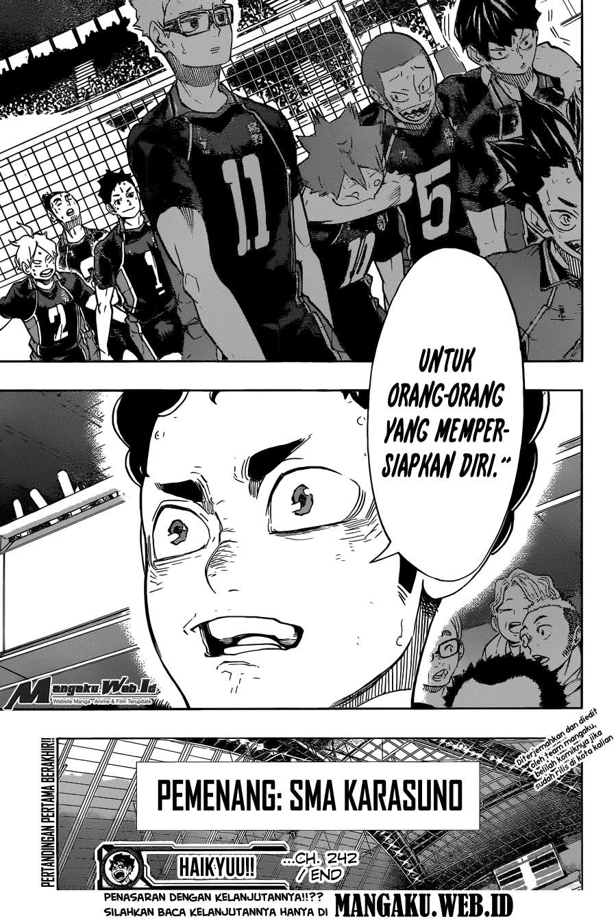 Haikyuu!! Chapter 242 Gambar 18