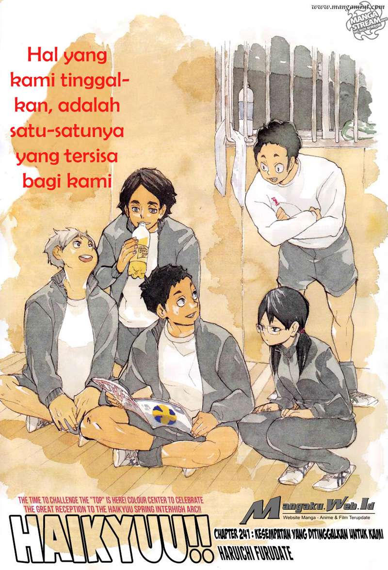 Komik Haikyuu!! Chapter 241 gambar nomor 1
