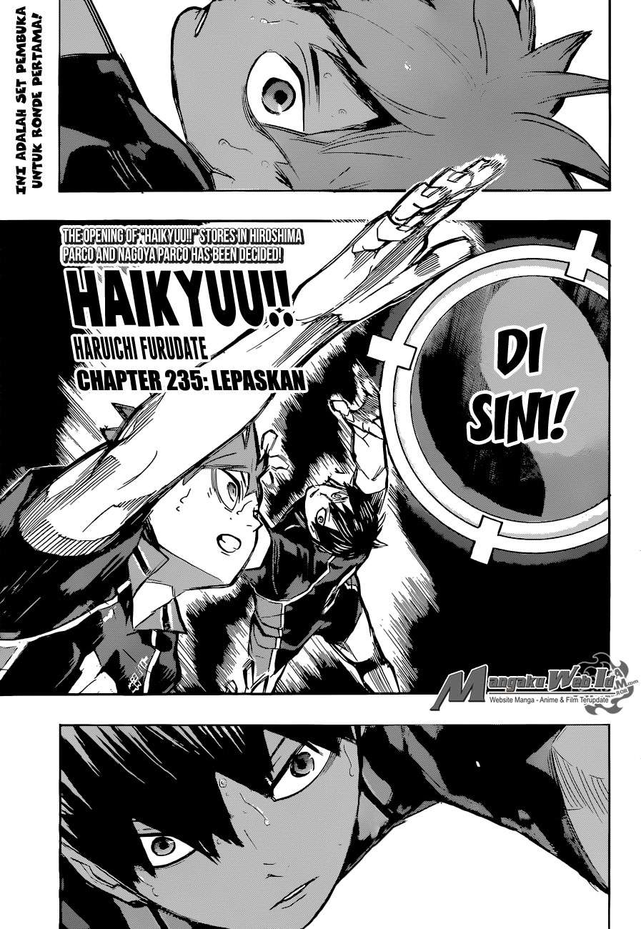 Manga Haikyuu!! Chapter 235 gambar nomor 2