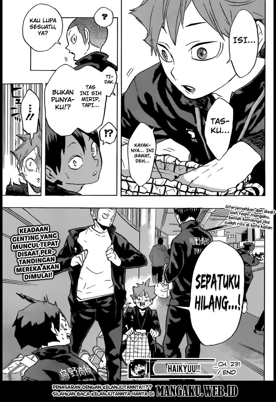 Haikyuu!! Chapter 231 Gambar 18