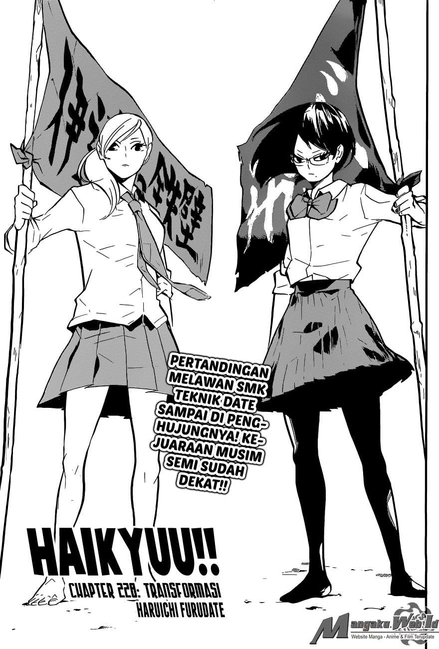 Manga Haikyuu!! Chapter 228 gambar nomor 2