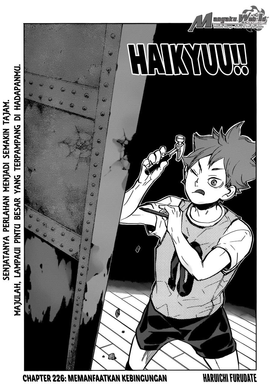 Manga Haikyuu!! Chapter 226 gambar nomor 2