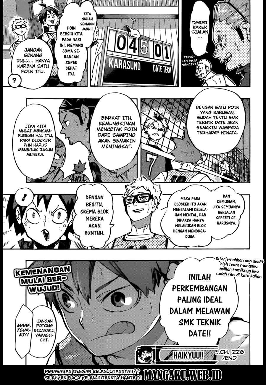 Haikyuu!! Chapter 226 Gambar 20