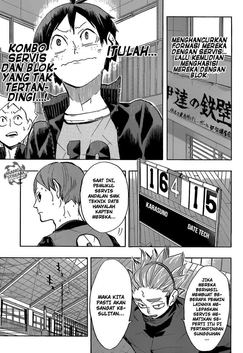 Haikyuu!! Chapter 225 Gambar 16
