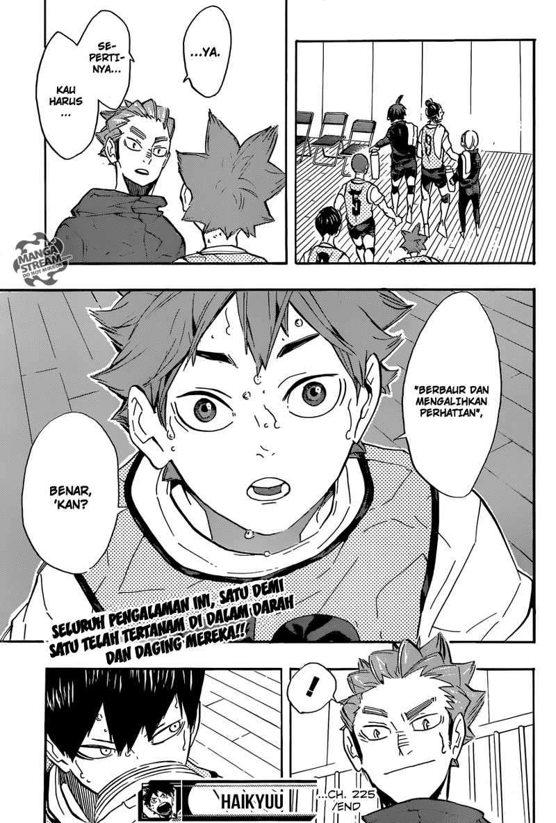 Haikyuu!! Chapter 225 Gambar 22