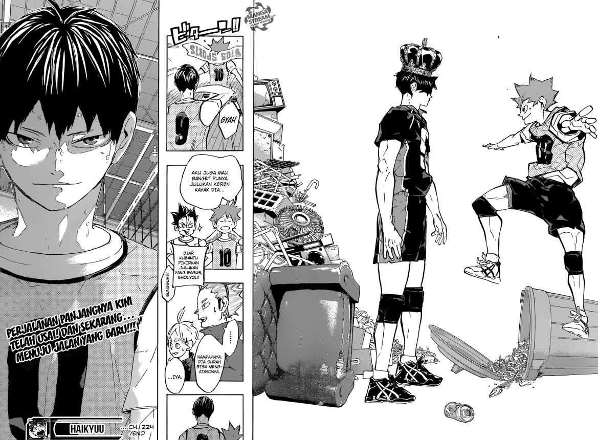 Haikyuu!! Chapter 224 Gambar 22