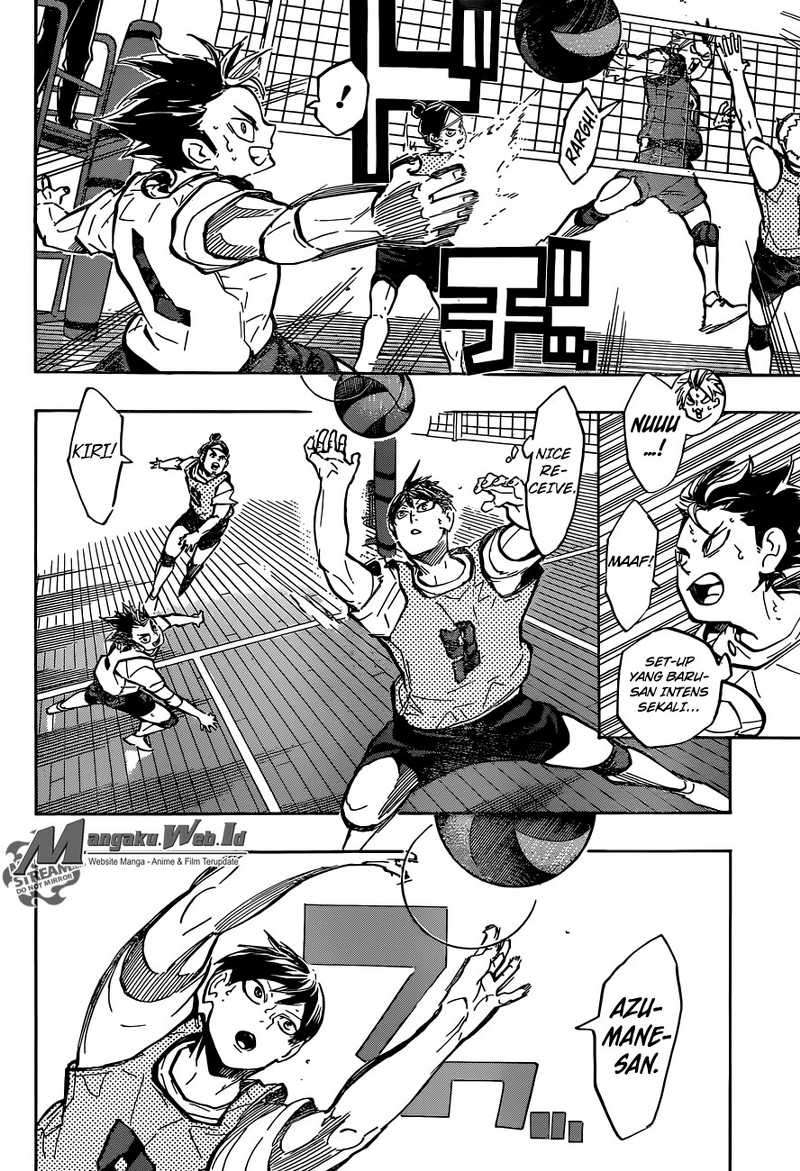 Haikyuu!! Chapter 222 Gambar 15