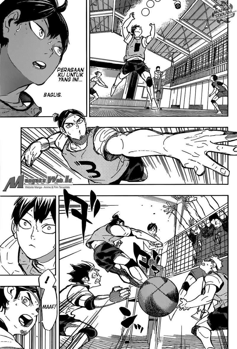 Haikyuu!! Chapter 222 Gambar 16