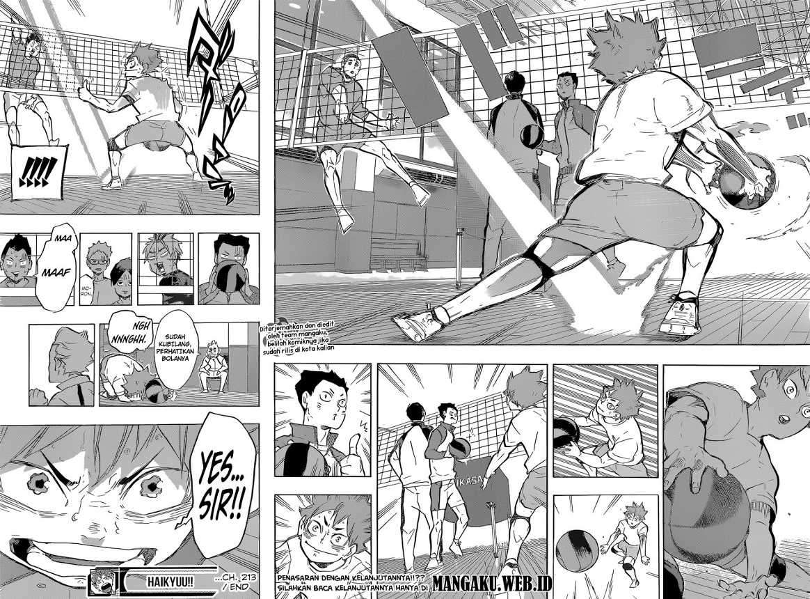 Haikyuu!! Chapter 213 Gambar 20