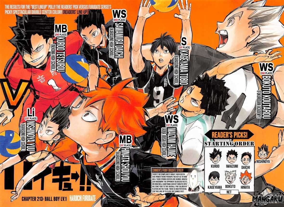 Haikyuu!! Chapter 213 Gambar 3