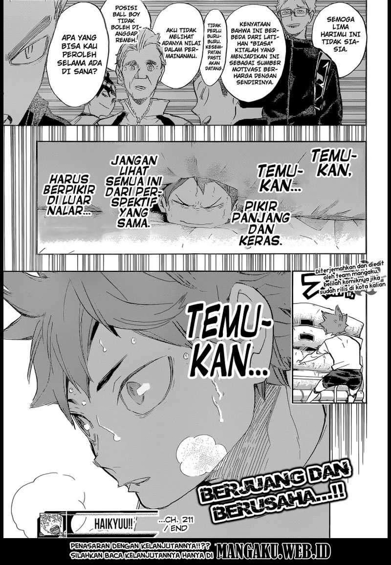 Haikyuu!! Chapter 211 Gambar 20