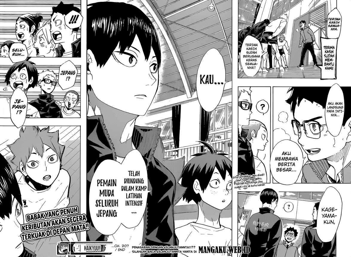 Haikyuu!! Chapter 207 Gambar 19