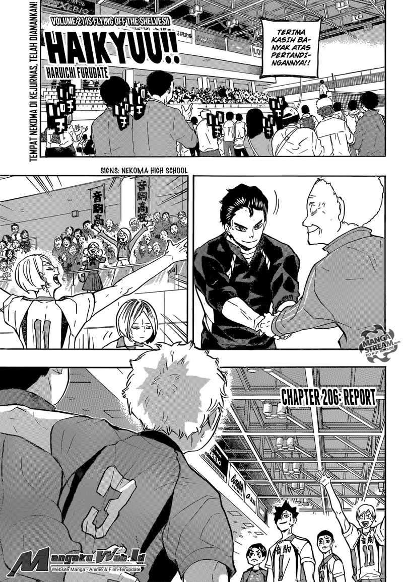 Komik Haikyuu!! Chapter 206 gambar nomor 1